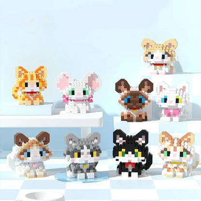 Bricks Set Cute Dogs and Cats