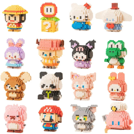 Mini Building Blocks Cartoon Anime figures