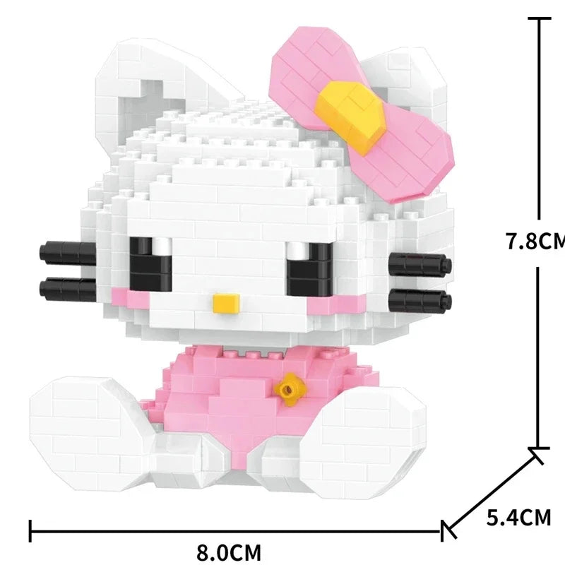 Micro Building Blocks Anime cheracters Kitty