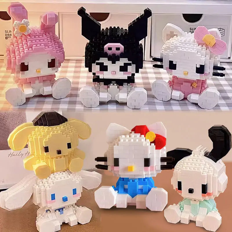 Micro Building Blocks Anime cheracters Kitty