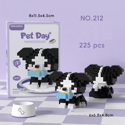 Bricks Set Cute Dogs and Cats