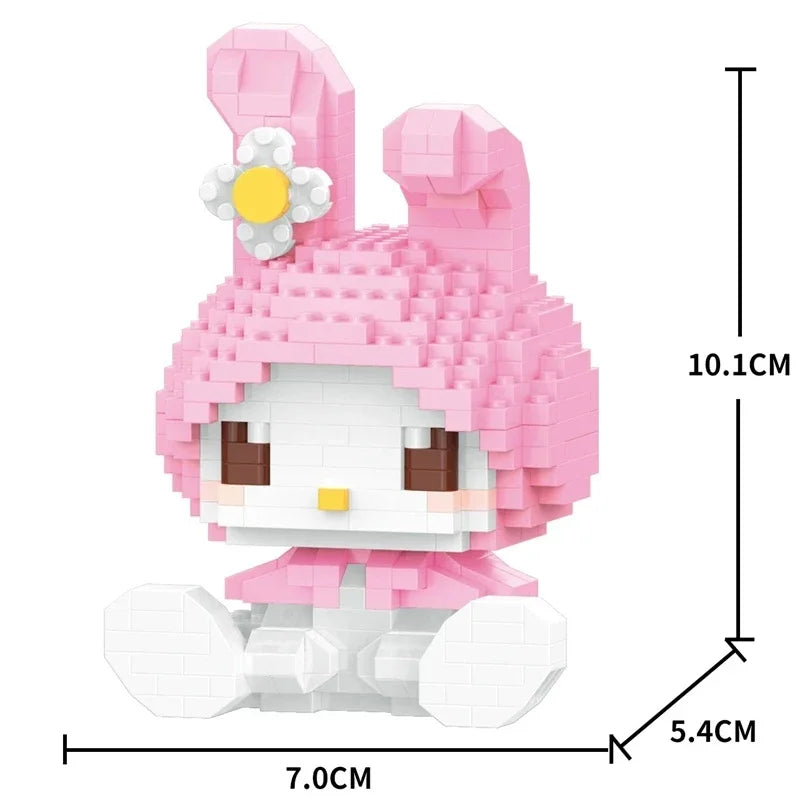 Micro Building Blocks Anime cheracters Kitty